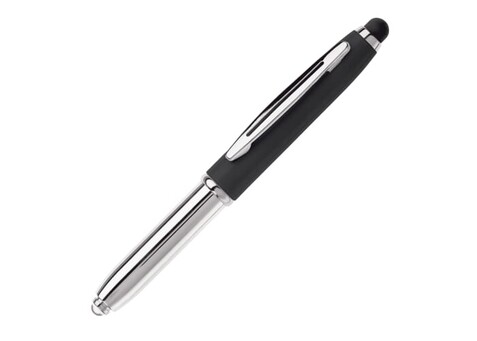 Stylus Kugelschreiber Shine - Schwarz bedrucken, Art.-Nr. LT87794-N0002