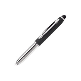 Stylus Kugelschreiber Shine - Schwarz bedrucken, Art.-Nr. LT87794-N0002