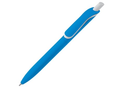 Kugelschreiber ClickShadow softtouch R-ABS - Blau bedrucken, Art.-Nr. LT87826-N0011