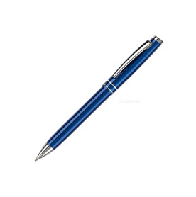 Aluminium Kugelschreiber mit 2 Ringen - Dunkelblau bedrucken, Art.-Nr. LT87863-N0010 Aluminium Kugelschreiber mit 2 Ringen - Dunkelblau bedrucken, Art.-Nr. LT87863-N0010