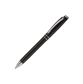 Aluminium Kugelschreiber mit 2 Ringen - Schwarz bedrucken, Art.-Nr. LT87863-N0002 Aluminium Kugelschreiber mit 2 Ringen - Schwarz bedrucken, Art.-Nr. LT87863-N0002
