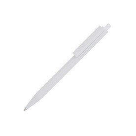 Kugelschreiber Kuma Hardcolour - Weiss / Weiss bedrucken, Art.-Nr. LT87877-N0101