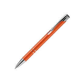 Kugelschreiber Alicante Special - Dunkelbraun / Orange bedrucken, Art.-Nr. LT87915-N5026