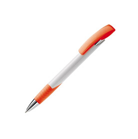 Kugelschreiber Zorro Hardcolour - Weiss / Orange bedrucken, Art.-Nr. LT87935-N0126 Kugelschreiber Zorro Hardcolour - Weiss / Orange bedrucken, Art.-Nr. LT87935-N0126