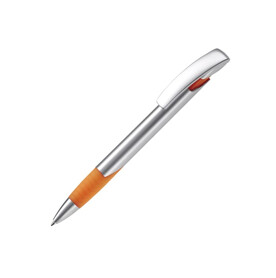 Kugelschreiber Zorro Silver - Silber / Orange bedrucken, Art.-Nr. LT87938-N0526 Kugelschreiber Zorro Silver - Silber / Orange bedrucken, Art.-Nr. LT87938-N0526