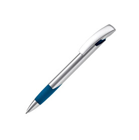 Kugelschreiber Zorro Silver - Silber / Dunkelblau bedrucken, Art.-Nr. LT87938-N0510 Kugelschreiber Zorro Silver - Silber / Dunkelblau bedrucken, Art.-Nr. LT87938-N0510