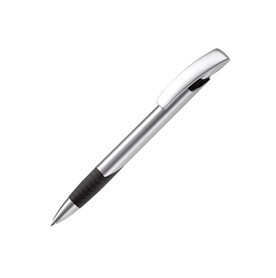 Kugelschreiber Zorro Silver - Silber / Schwarz bedrucken, Art.-Nr. LT87938-N0502 Kugelschreiber Zorro Silver - Silber / Schwarz bedrucken, Art.-Nr. LT87938-N0502