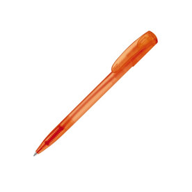 Kugelschreiber Deniro Frosty - Ecru / Orange bedrucken, Art.-Nr. LT87952-N5426