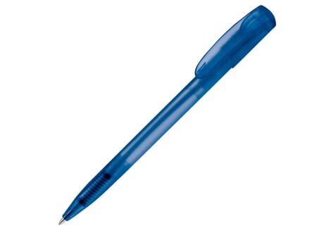 Kugelschreiber Deniro Frosty - Ecru / Hellblau bedrucken, Art.-Nr. LT87952-N5412