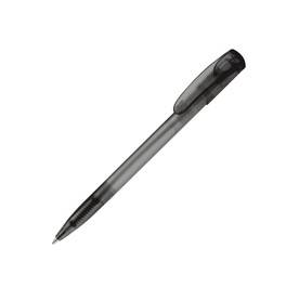Kugelschreiber Deniro Frosty - Gefrostet Schwarz bedrucken, Art.-Nr. LT87952-N5402