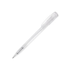 Kugelschreiber Deniro Frosty - Ecru / Weiss bedrucken, Art.-Nr. LT87952-N5401