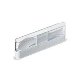 Lunchbesteck mit Box - Weiss bedrucken, Art.-Nr. LT90409-N0001 Lunchbesteck mit Box - Weiss bedrucken, Art.-Nr. LT90409-N0001