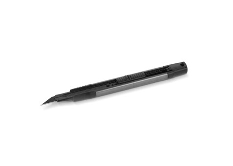 Hobby-Messer Metall &amp; ABS - Schwarz / Gun metal - dark bedrucken, Art.-Nr. LT90737-N0235