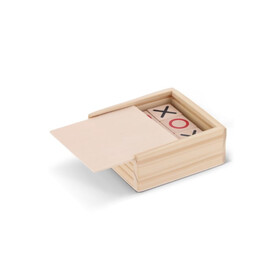 Tic Tac Toe Set in Holzkiste - Holz bedrucken, Art.-Nr. LT90764-N0093