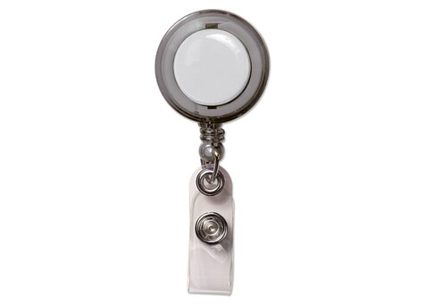 Namensschildhalter - Transparent / Grau bedrucken, Art.-Nr. LT90766-N0461 Namensschildhalter - Transparent / Grau bedrucken, Art.-Nr. LT90766-N0461