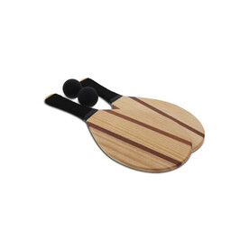 Holz Frescobol Strandset - Holz bedrucken, Art.-Nr. LT90779-N0093