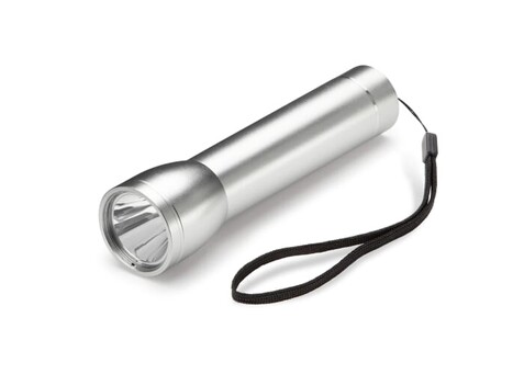 Taschenlampe mit Powerbank 2200mAh - Silber bedrucken, Art.-Nr. LT91020-N0005