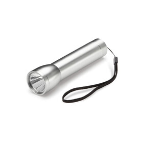 Taschenlampe mit Powerbank 2200mAh - Silber bedrucken, Art.-Nr. LT91020-N0005