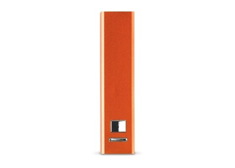 Powerbank Aluminium 2200mAh - Orange bedrucken, Art.-Nr. LT91030-N0026