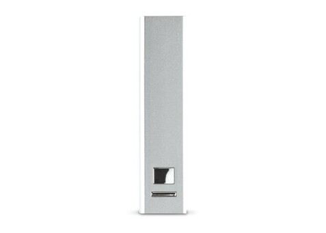 Powerbank Aluminium 2200mAh - Silber bedrucken, Art.-Nr. LT91030-N0005