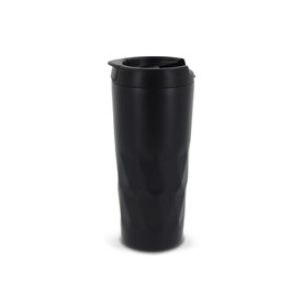 Isolierbecher Diamantenmuster 450ml - Schwarz bedrucken, Art.-Nr. LT91213-N0002 Isolierbecher Diamantenmuster 450ml - Schwarz bedrucken, Art.-Nr. LT91213-N0002