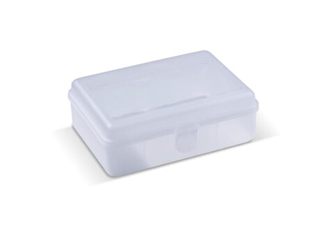 Brotdose Eins 950ml - Transparent / Weiss bedrucken, Art.-Nr. LT91257-N0401 Brotdose Eins 950ml - Transparent / Weiss bedrucken, Art.-Nr. LT91257-N0401