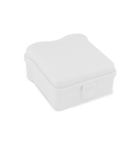 Brotdose Sandwich - Weiss bedrucken, Art.-Nr. LT91258-N0001