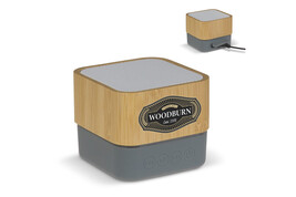 Speaker bamboo square 3W bedrucken, Art.-Nr. LT91290