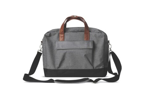 Brixton Laptoptasche - Grau / Schwarz bedrucken, Art.-Nr. LT91297-N6102