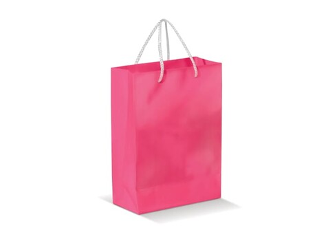 Laminierte Papiertasche, groß - Rosa bedrucken, Art.-Nr. LT91513-N0076