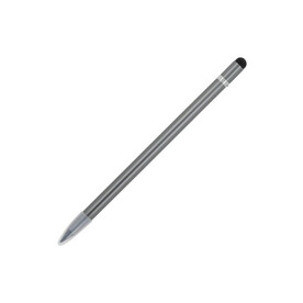 Langlebiger Aluminiumbleistift mit Radiergummi - Gun metal - dark bedrucken, Art.-Nr. LT91599-N0035