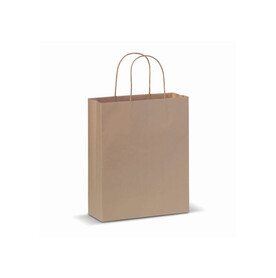 Kraftpapiertüte 90g/m² 22x10x31cm - Braun bedrucken, Art.-Nr. LT91623-N0051