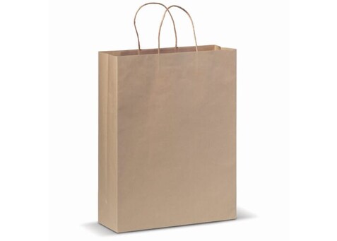 Kraftpapiertüte 100g/m² 32x12x41cm - Braun bedrucken, Art.-Nr. LT91624-N0051