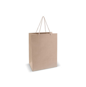 Geschenktüte aus Papier 120g/m² 30x20x40cm - Braun bedrucken, Art.-Nr. LT91627-N0051