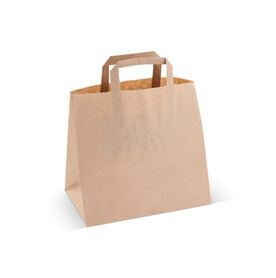 Papiertüte 70g/m² 26x17x25cm - Braun bedrucken, Art.-Nr. LT91630-N0051