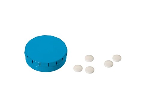 Pfefferminzdose One-Click - Hellblau bedrucken, Art.-Nr. LT91794-N0012 Pfefferminzdose One-Click - Hellblau bedrucken, Art.-Nr. LT91794-N0012