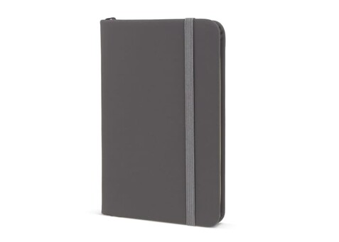 Notizbuch R-PET/PU A6 - Grau bedrucken, Art.-Nr. LT92070-N0061