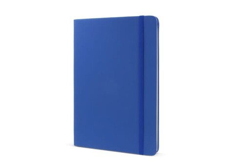 Notizbuch R-PET/PU A5 - Blau bedrucken, Art.-Nr. LT92071-N0011