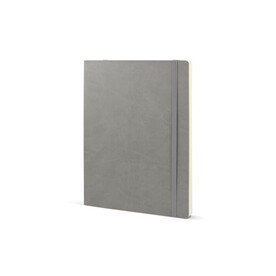 Notizbuch Softcover Maxi - Grau bedrucken, Art.-Nr. LT92076-N0061