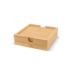 Bambus Untersetzer Set (4 Stück) - Natur bedrucken, Art.-Nr. LT93089-N0094