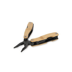Multi-Tool-Bambus 8 Funktionen - Schwarz bedrucken, Art.-Nr. LT93411-N0002
