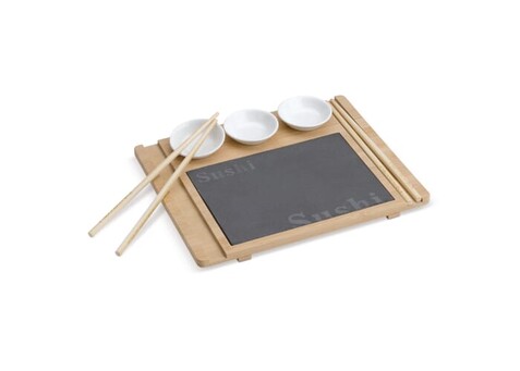 Sushi Servierset - Holz bedrucken, Art.-Nr. LT94527-N0093