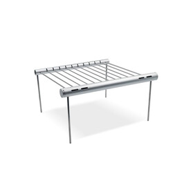 Mobiler BBQ Grill - Silber bedrucken, Art.-Nr. LT94543-N0005