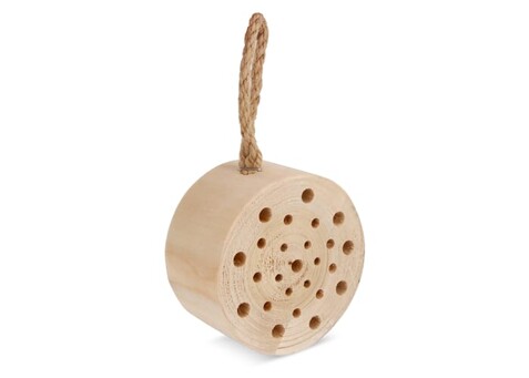 Mini-Rundbienenhaus FSC - Holz bedrucken, Art.-Nr. LT94562-N0093