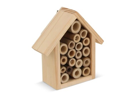 Mini-Bienenhaus FSC - Holz bedrucken, Art.-Nr. LT94563-N0093