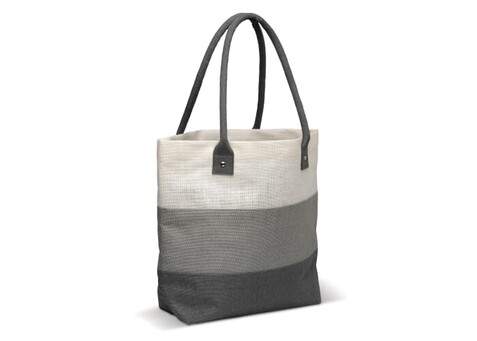 Strandtasche Jute 340g/m² - Grau bedrucken, Art.-Nr. LT95012-N0061