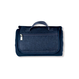 Picknick-Decke 170x130cm - Dunkelblau bedrucken, Art.-Nr. LT95043-N0010