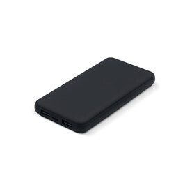 Elite Softtouch-Edition Powerbank 8000mAh - Schwarz bedrucken, Art.-Nr. LT95087-N0002