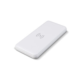 Powerbank „Elite“ inkl. Wireless-Charger, 5W, 8.000mAh - Weiss bedrucken, Art.-Nr. LT95096-N0001