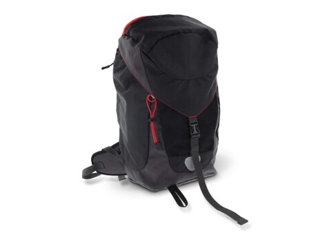 Wanderrucksack 40L - Schwarz bedrucken, Art.-Nr. LT95128-N0002